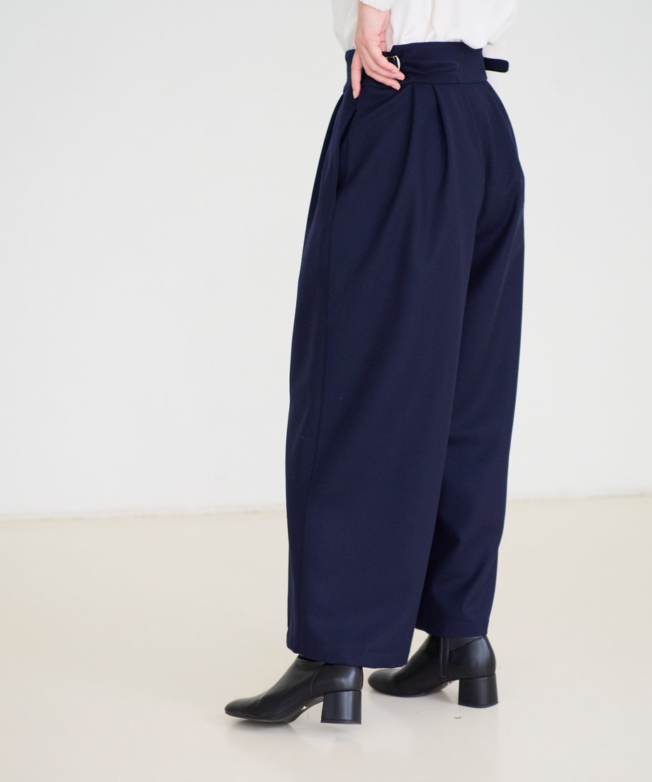 fruits of life ウールタックパンツ［期間限定販売］