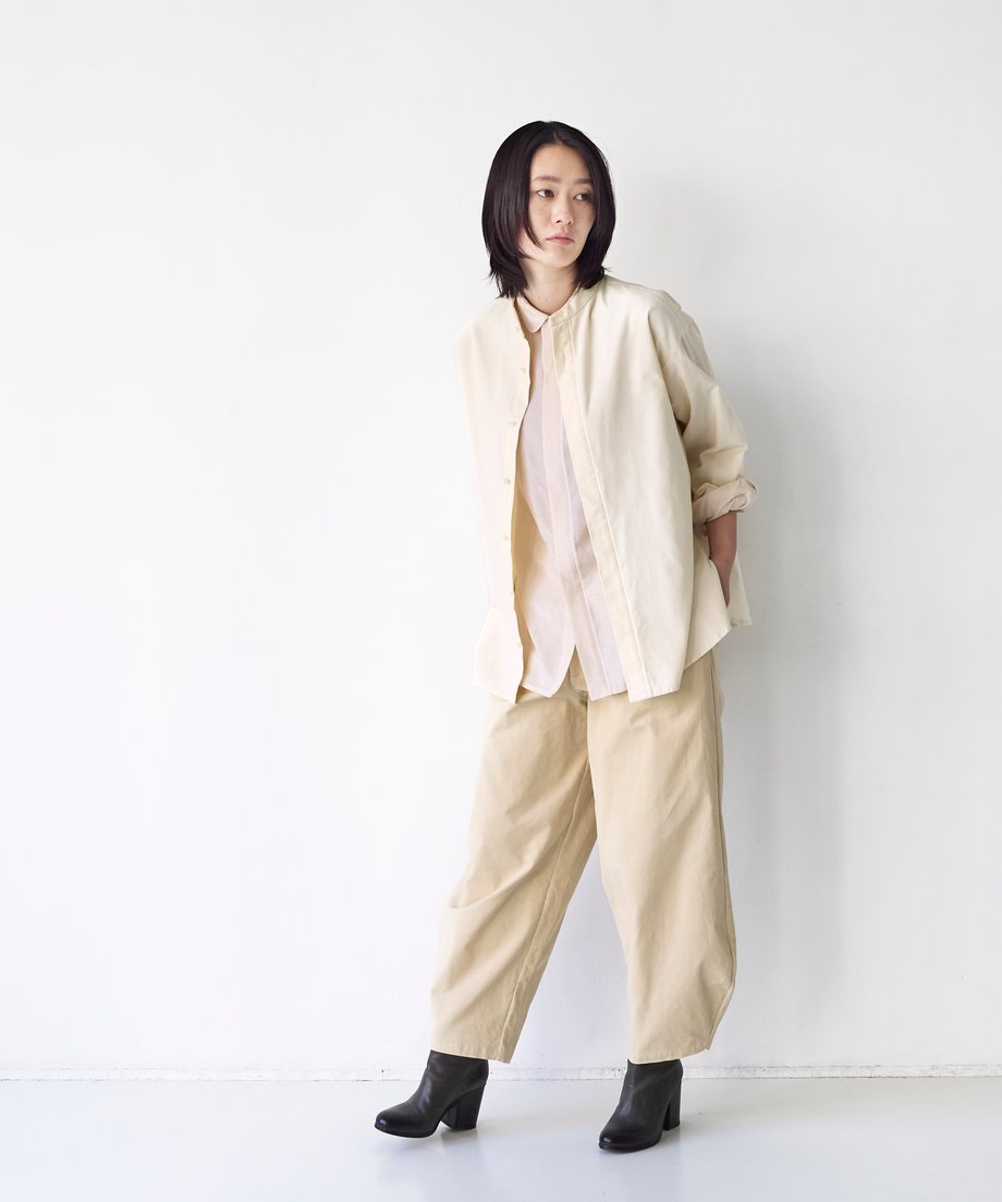 fruits of life ラウンドカラーシャツ ［一部期間限定販売］