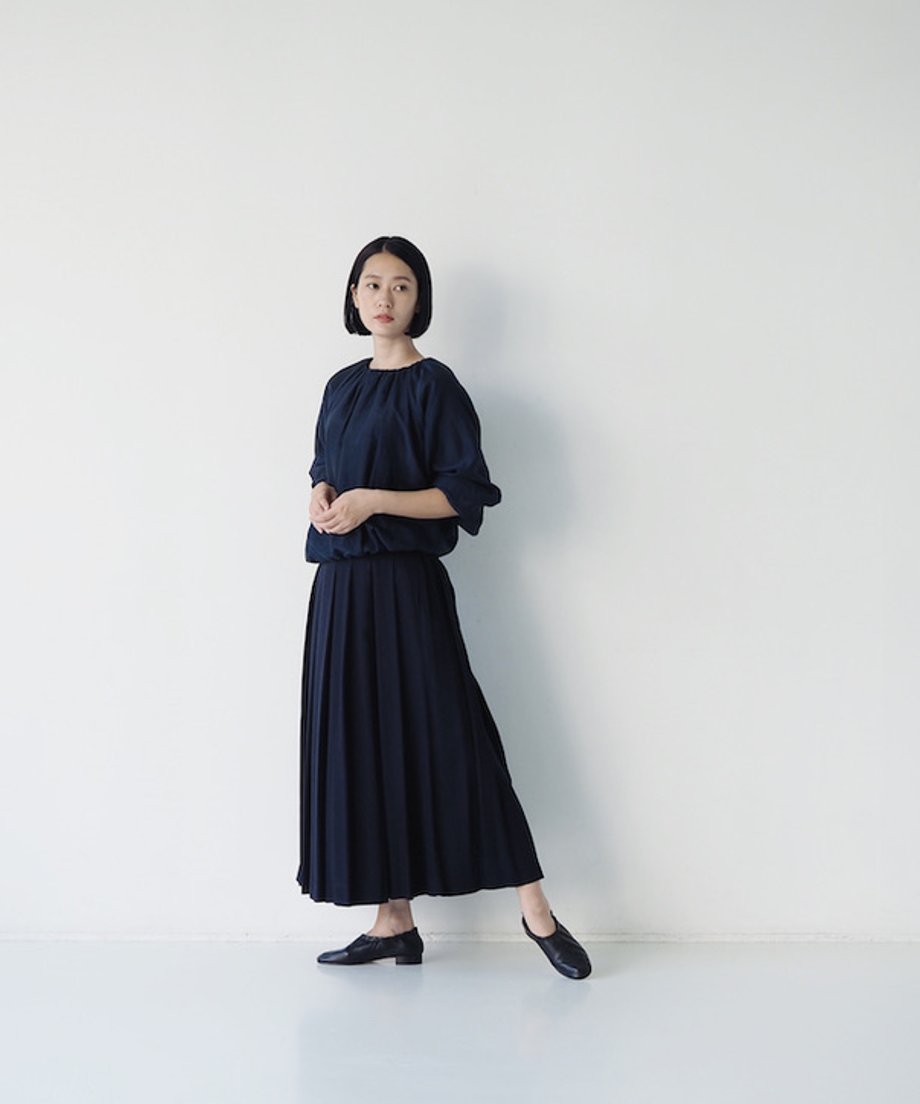 fruits of life ラグランギャザーブラウス［期間限定販売］