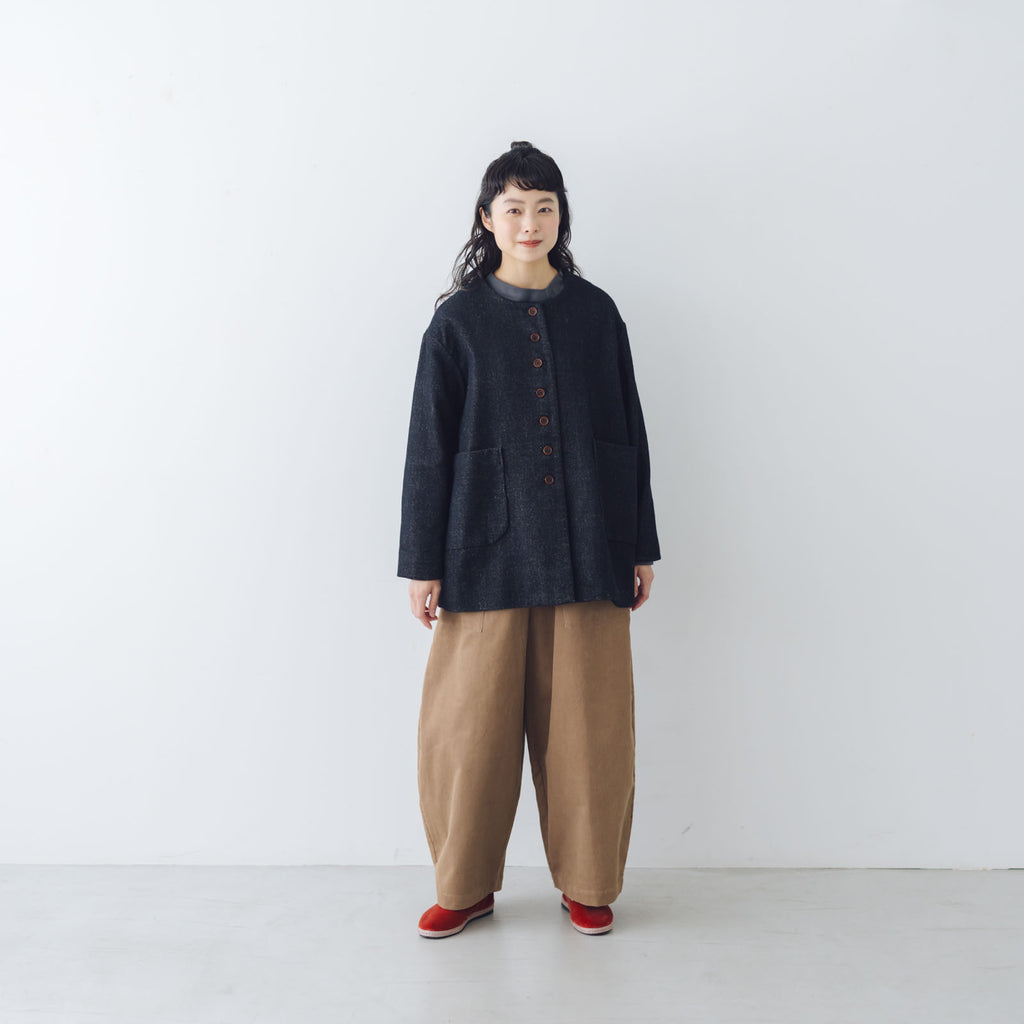 MAGALI コットンコーデュロイ フラップポケットパンツ