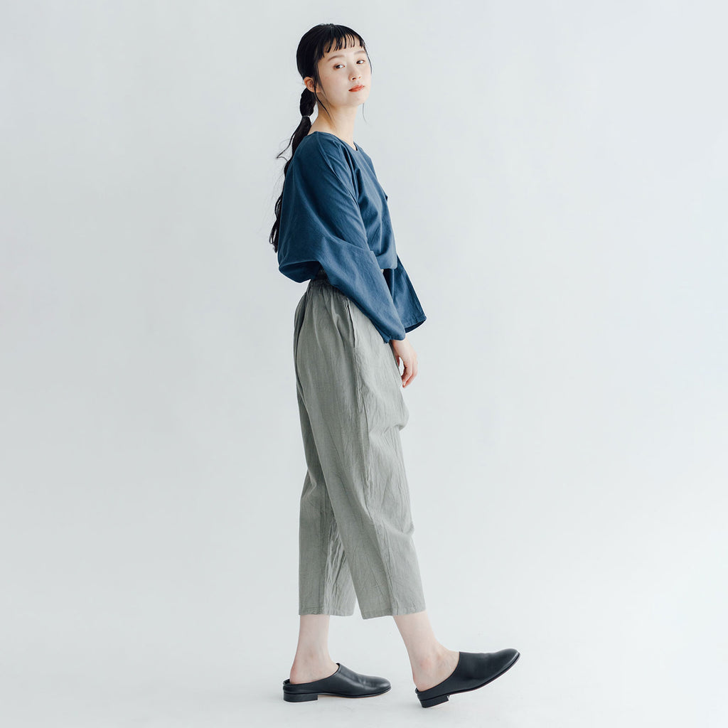 ヂェン先生の日常着 クロップドパンツ