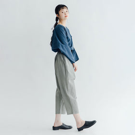 ヂェン先生の日常着 クロップドパンツ