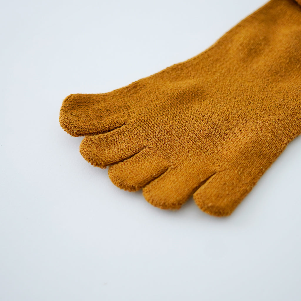 Glück und Gute 五本指「足の肌着」絹と綿 organic cotton