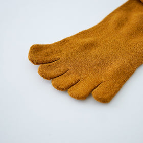 Glück und Gute 五本指「足の肌着」絹と綿 organic cotton