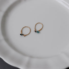 曉 ater tourmaline ring ブルー
