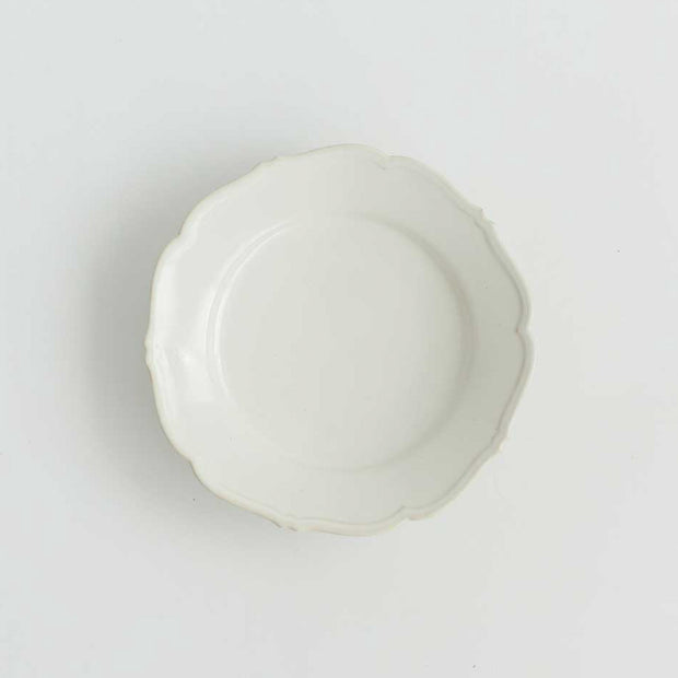 Awabi ware 輪花皿 M