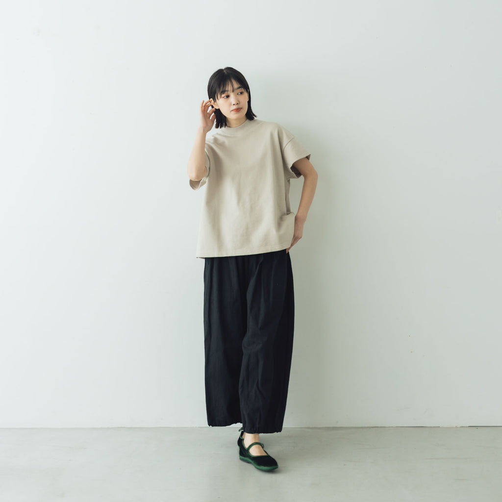 comm. arch. エアースピンド コットン モック ショートスリーブTシャツ