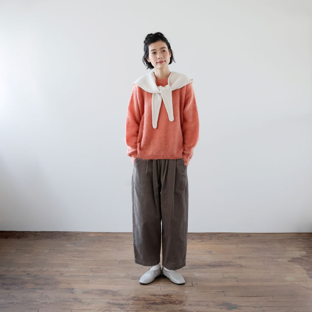 「くらすことの日常生活着」コーデュロイパンツ