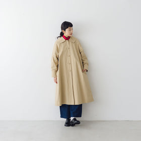 くらすこと ＋to クラシカルなコットンナイロンコート［予約／9月下旬お届け予定］