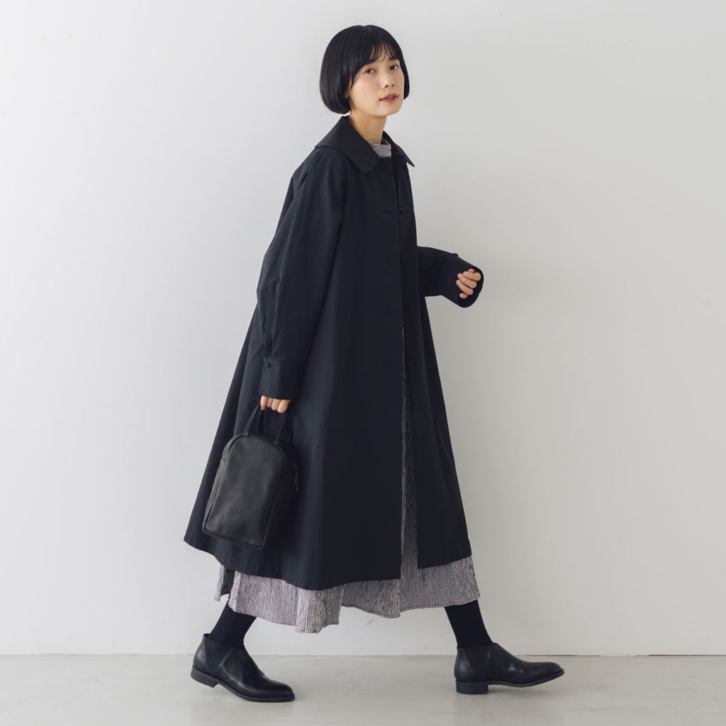 くらすこと ＋to クラシカルなコットンナイロンコート［予約／9月下旬お届け予定］
