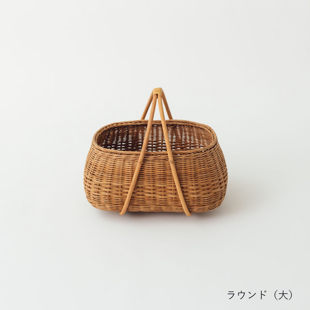 くらすことの生活道具 ラタンのバスケット