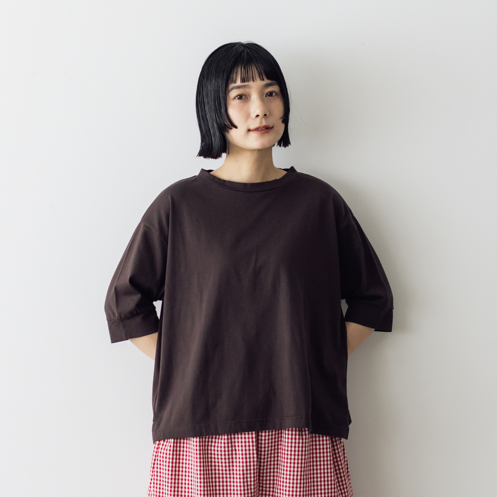 くらすこと ＋to コットンハーフスリーブカットソー