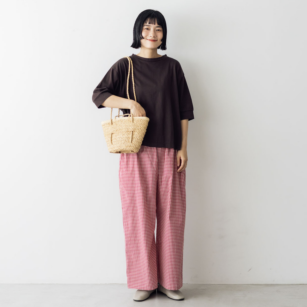 くらすこと ＋to コットンハーフスリーブカットソー