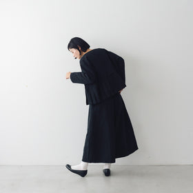 MAGALI ハイカウントコットンリネン コクーンパンツ