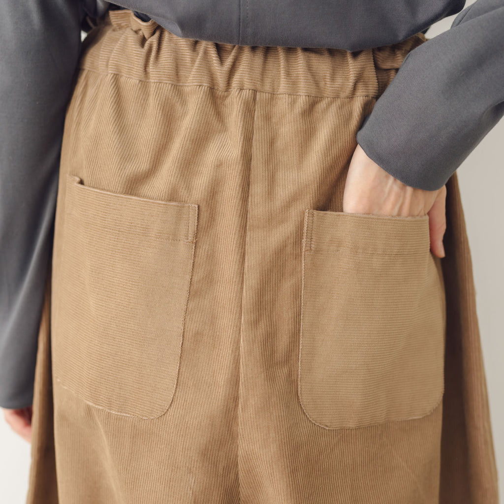 MAGALI コットンコーデュロイ フラップポケットパンツ