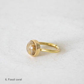 SURUME. STONE RING