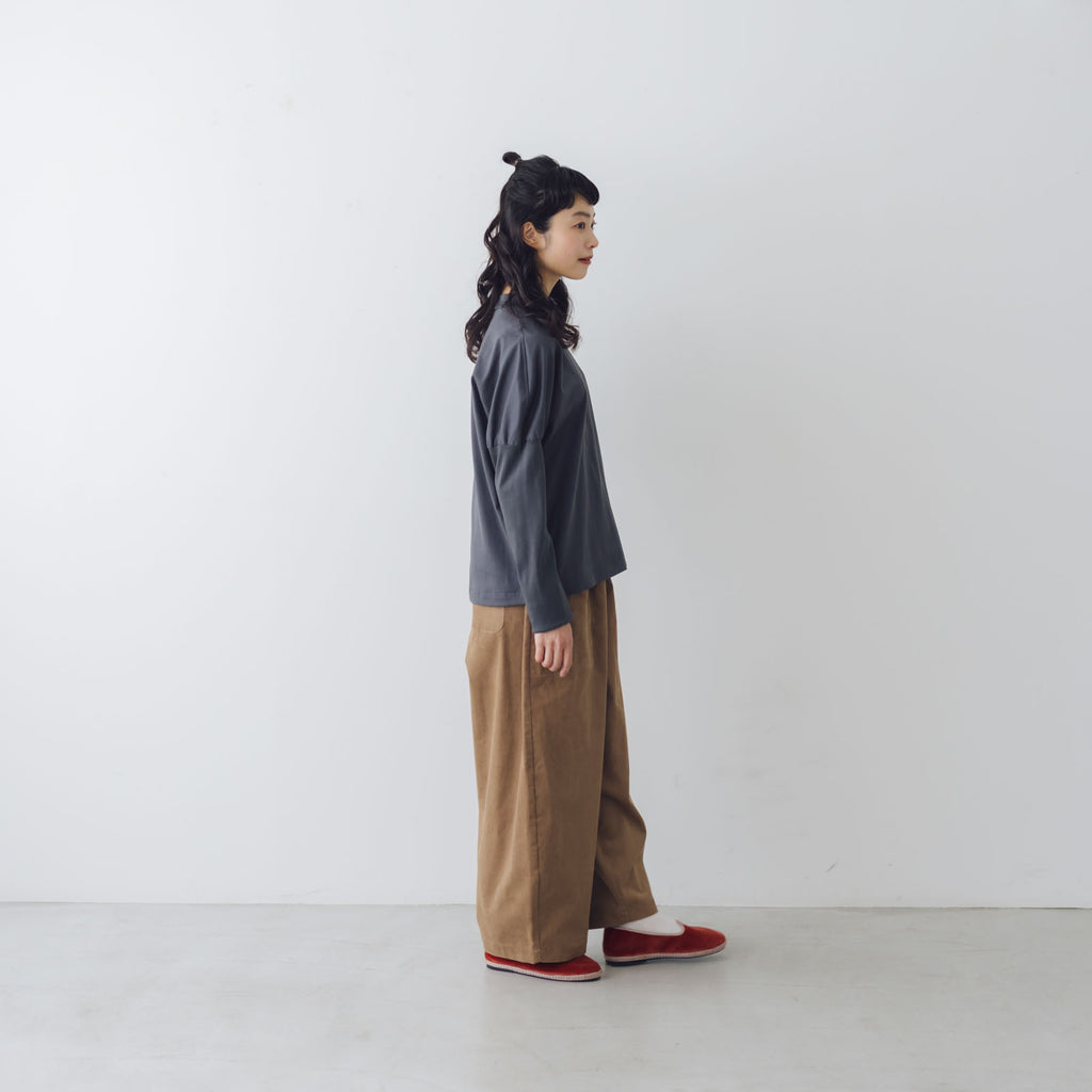 MAGALI コットンコーデュロイ フラップポケットパンツ