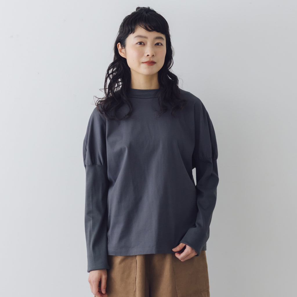 MAGALI コットンシルケット クラシックカットソー