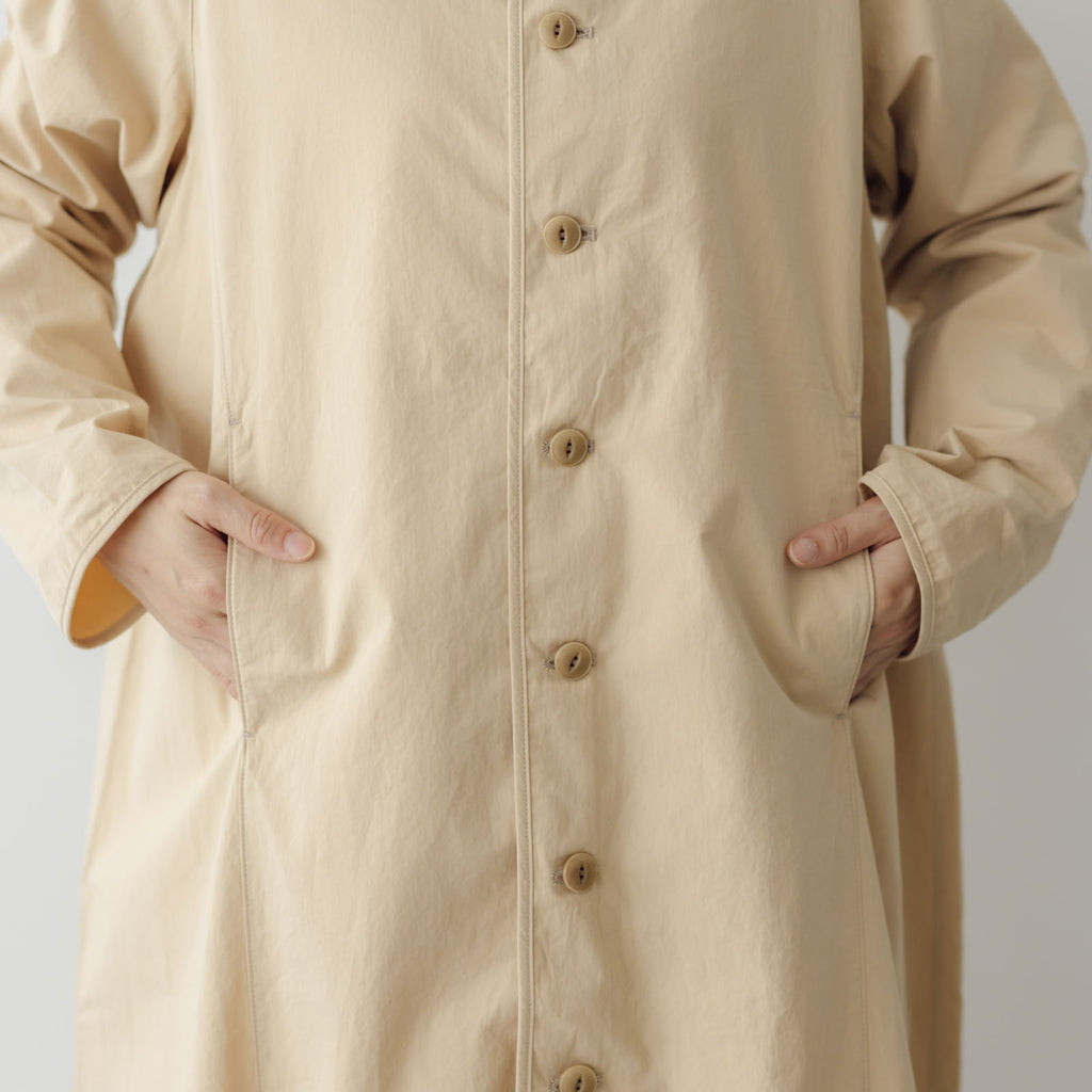 Yoli Cotton long simple coat