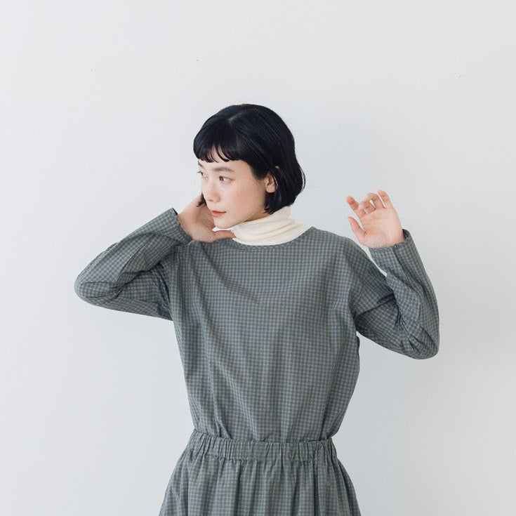 Yoli Check simple blouse