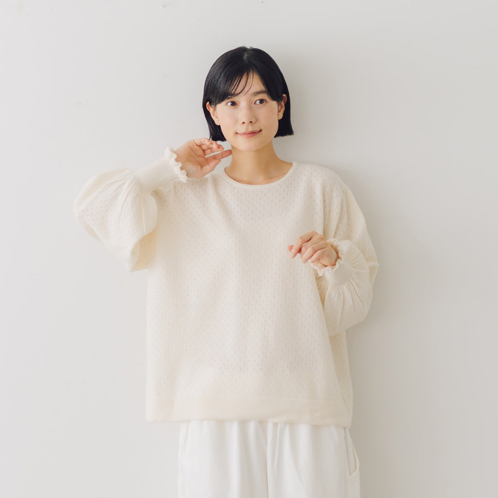 Gauze# クロシェットハーベスト ニットプルオーバー