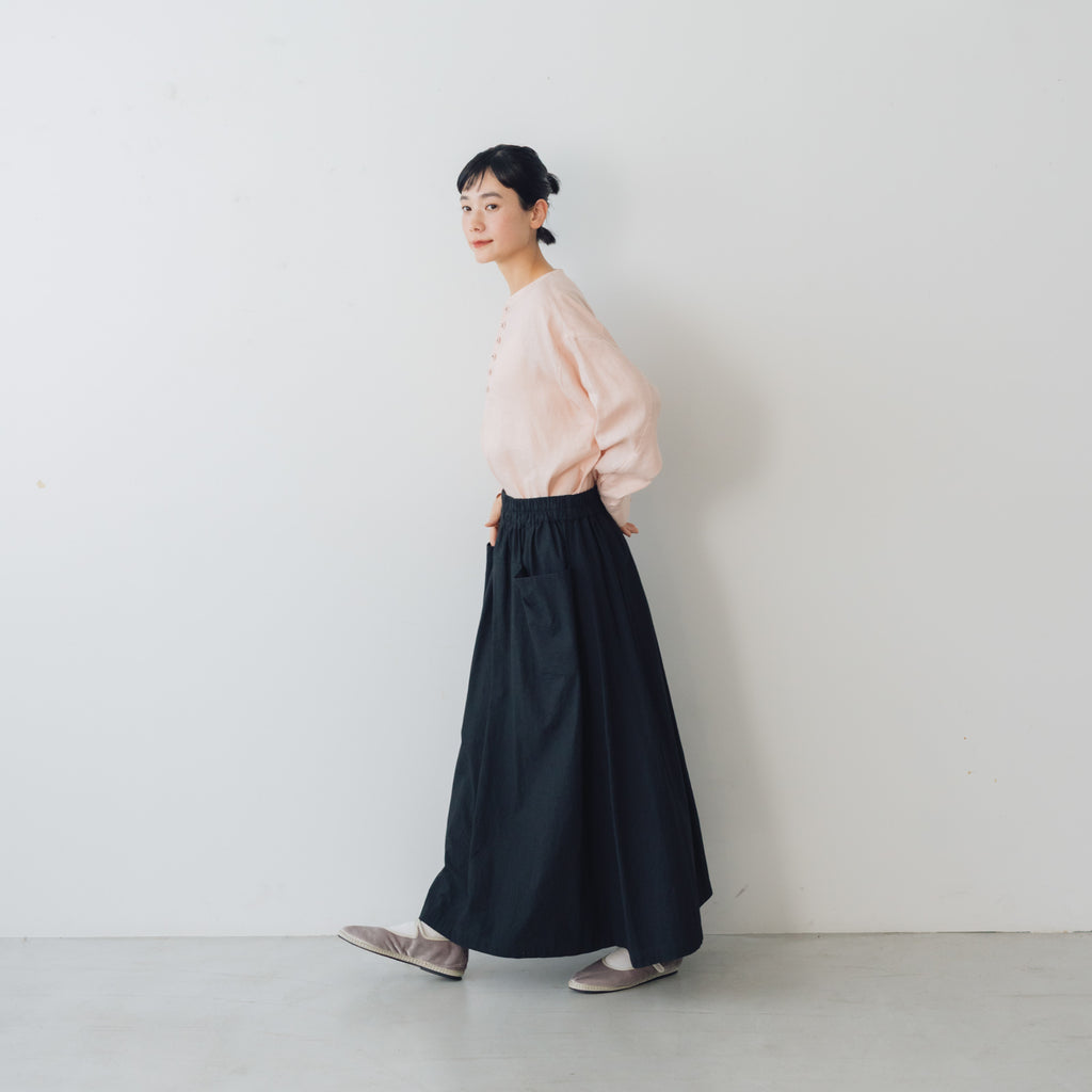 atelier naruse リネンスモックブラウス