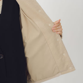atelier naruse コーデュロイ中綿バルマカーンジャケット