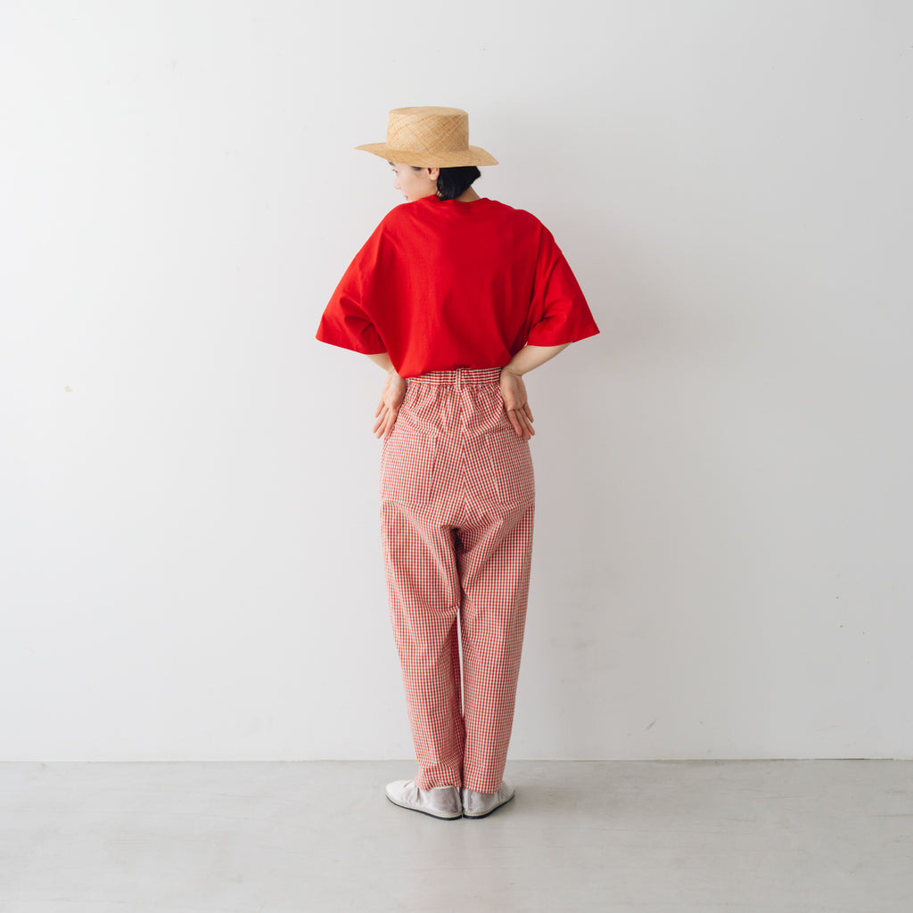atelier naruse コットンタックパンツ