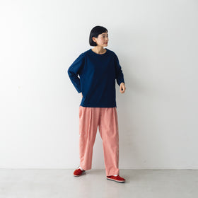 atelier naruse コットンタックパンツ