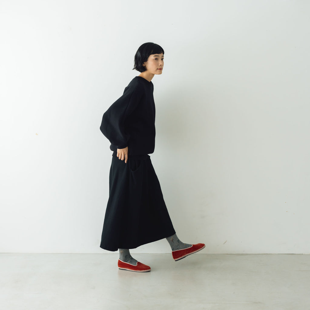 atelier naruse コットンフリースバルーンカットソー