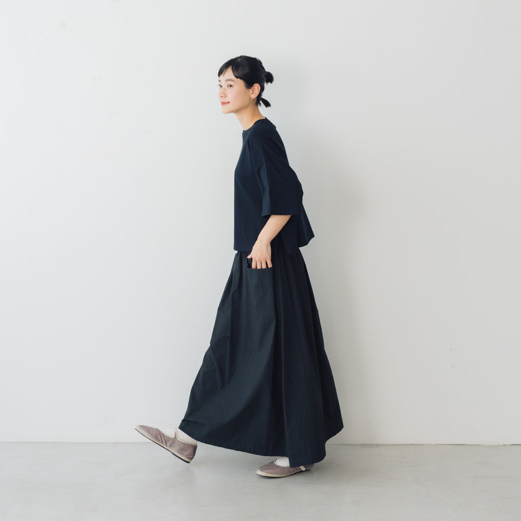 atelier naruse ダウンプルーフコットンカットインポケットスカート