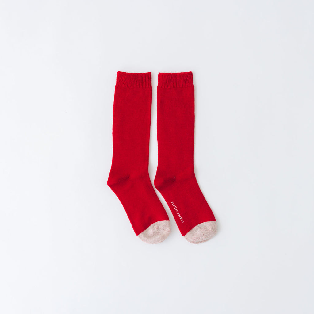 atelier naruse メリノウールプレーンソックス