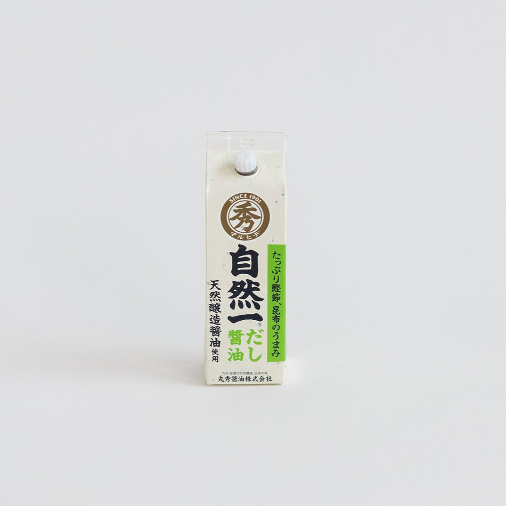 丸秀醤油 自然一だし醤油 *